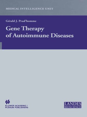cover image of Gene Therapy of Autoimmune Disease